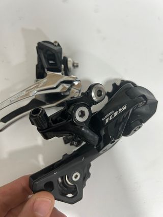 Cambio y desviador shimano 105