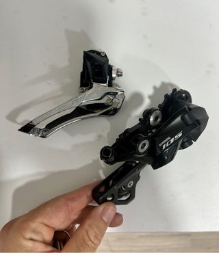 Cambio y desviador shimano 105