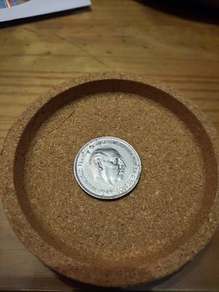 MONEDA 5 PESETAS FRANCO 1949