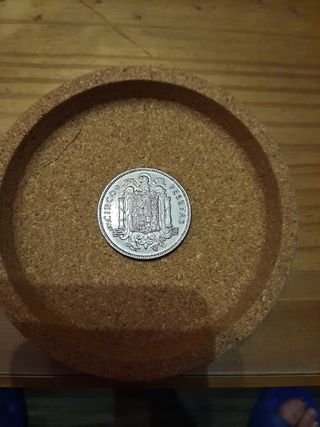 MONEDA 5 PESETAS FRANCO 1949