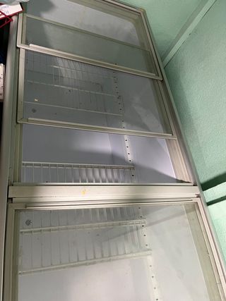 congelador con cristalera