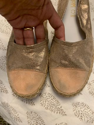 Zapatillas Geox rosa brillante esparto