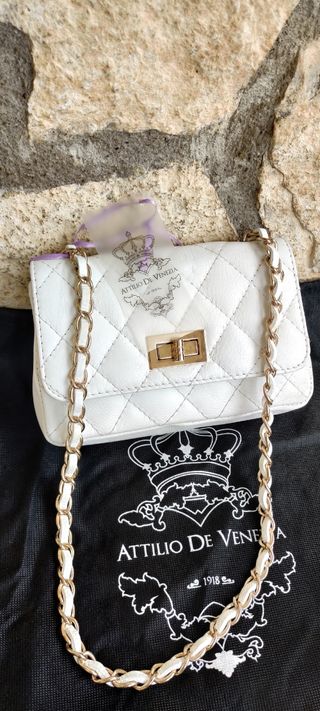 Pochette Bianca trapuntata