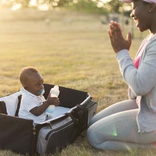 Mini-cuna / Cambiador portátil