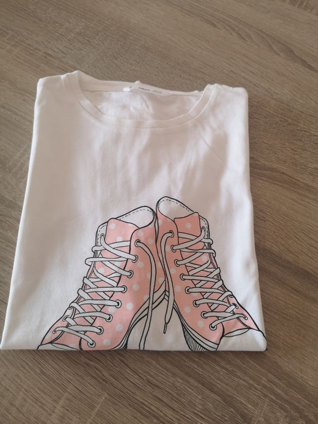 camiseta de manga corta Mango talla 13