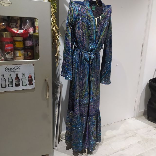 Chaqueta seda de verano. larga