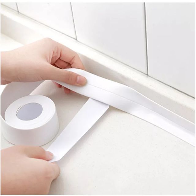 Nastri di tenuta PVC adesivo bianco sanitari etc