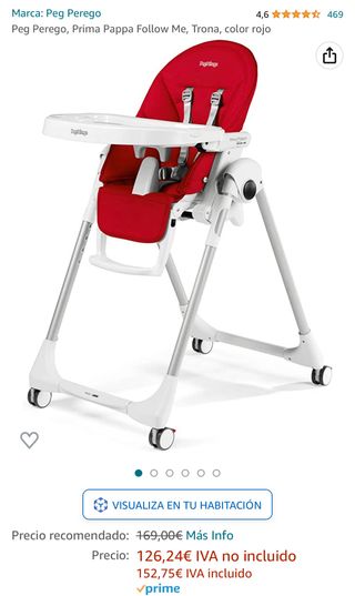 Trona niño peg perego como nueva