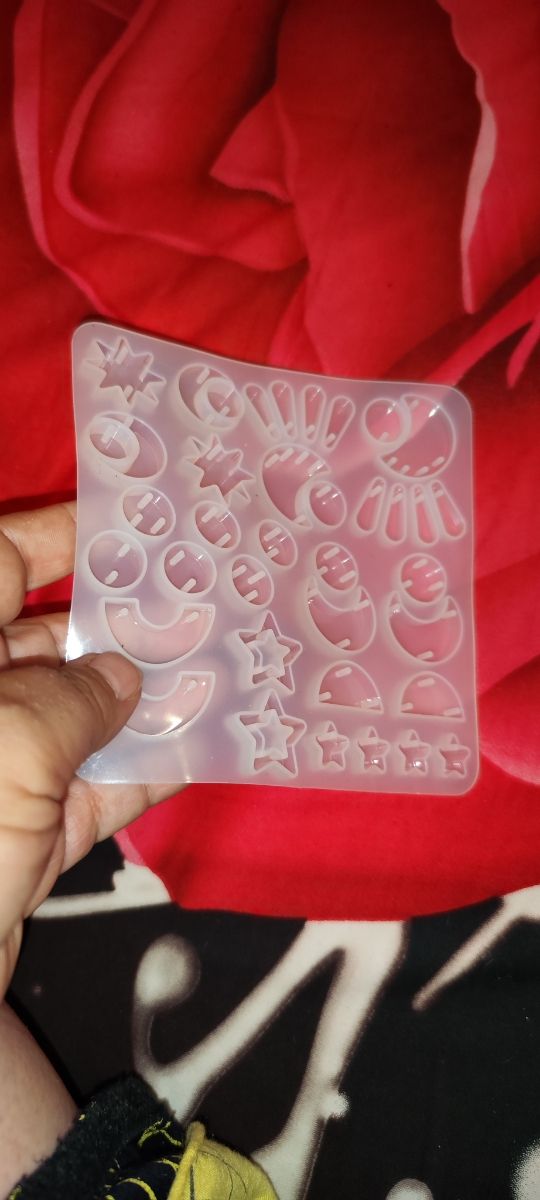 Molde silicona para hacer pendientes