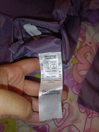 CHUBASQUERO NIÑA 10 a MORADO QUETCHUA