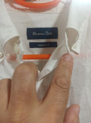 camisa lino massimo dutti