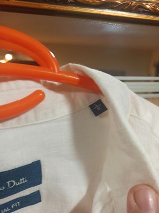 camisa lino massimo dutti