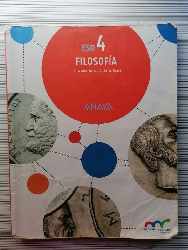 Libro Filosofía 4 ESO Anaya