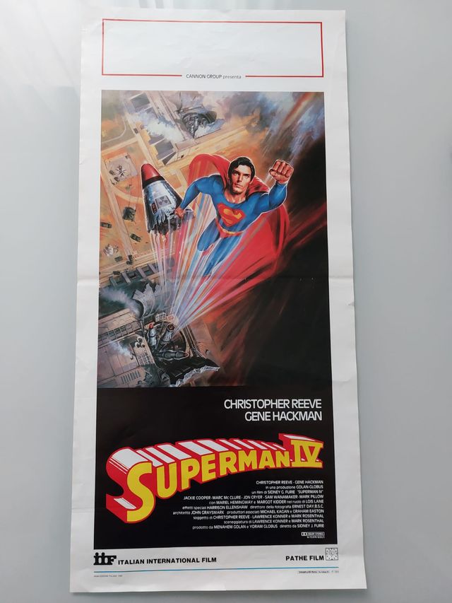 Locandina cinema Film - Superman IV