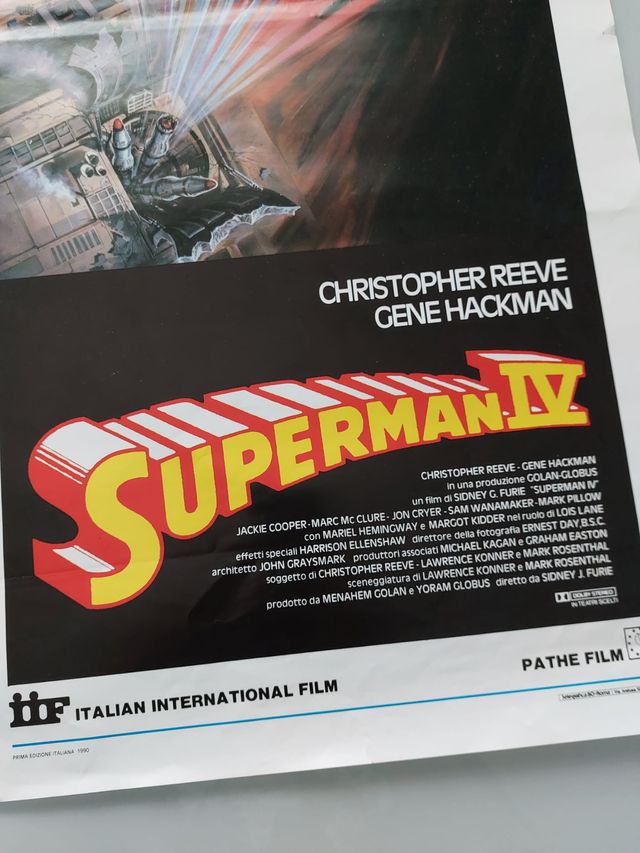 Locandina cinema Film - Superman IV