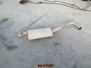 P.12352 Tubo de escape trasero Renault 19 I (B/C53