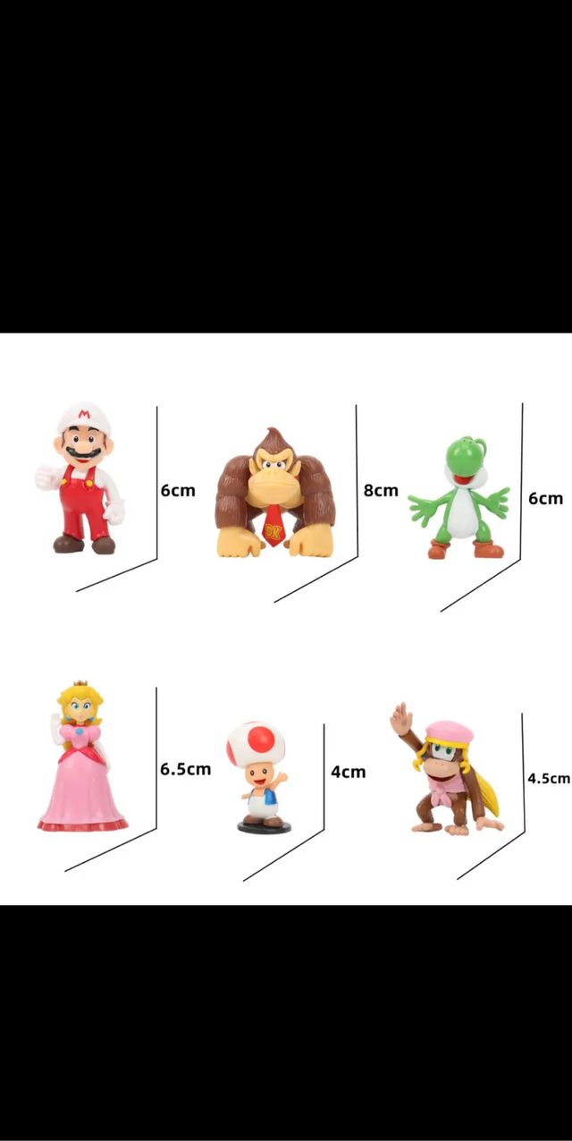Figuras Súper Mario 
