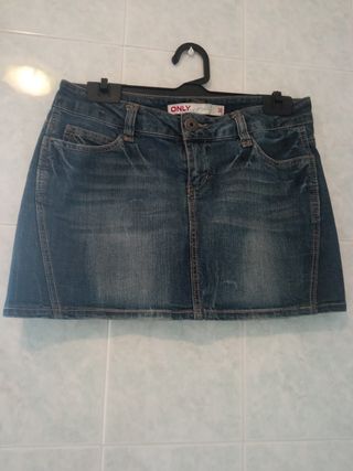 Falda vaquera.