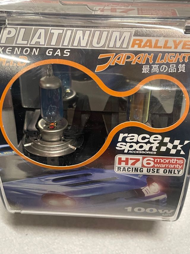 Lamparas H7 Platinum Race Sport 100w