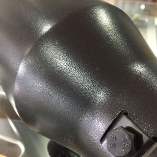 🔵Black Redonda 100mm Inclinada Cola Escape Acero