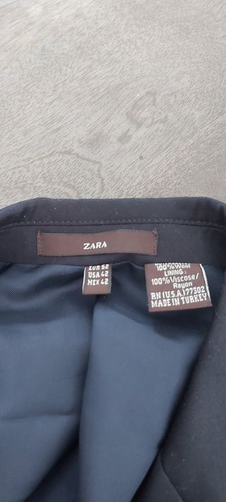 traje de chaqueta de zara