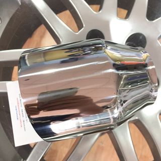 🔵Redonda 100mm Largo 125mm Cola Escape Acero Inox