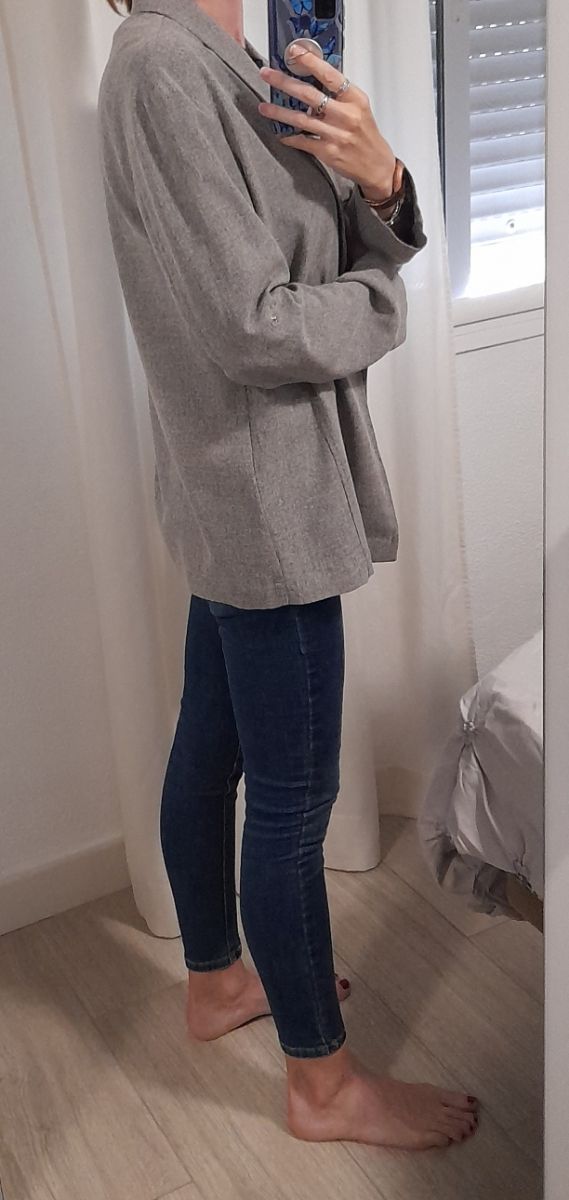 chaqueta bershka talla S