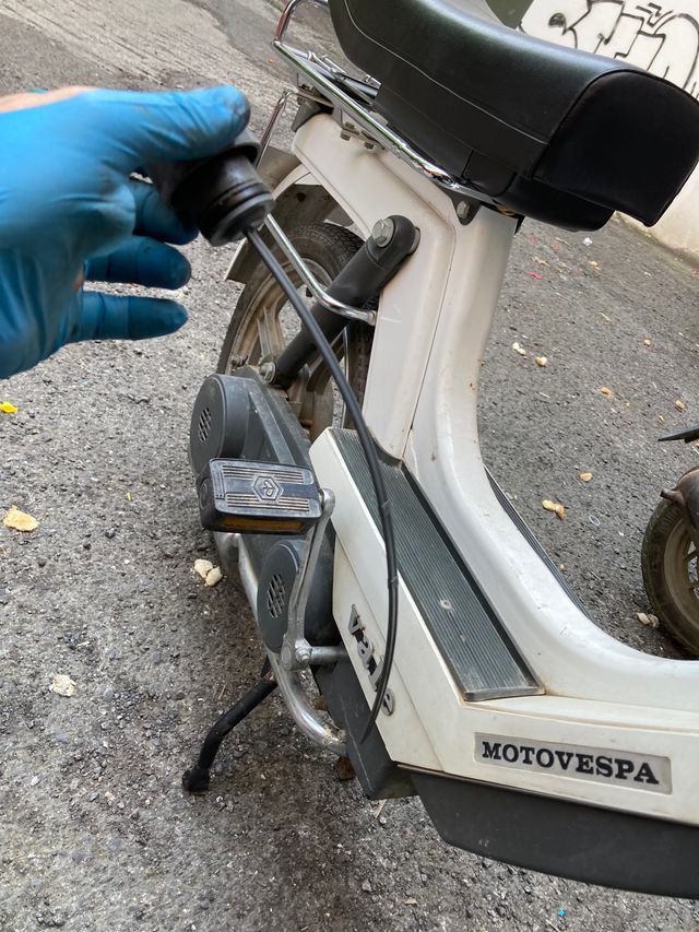 Motovespa vale con 2000kms para despiece