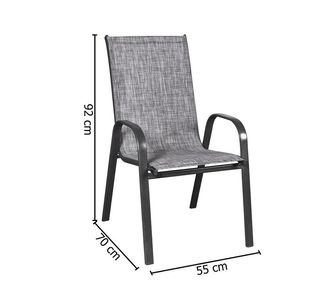 CONJUNTO DE TERRAZA  MESAY 4 SILLAS