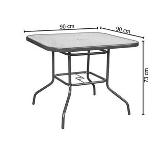CONJUNTO DE TERRAZA  MESAY 4 SILLAS