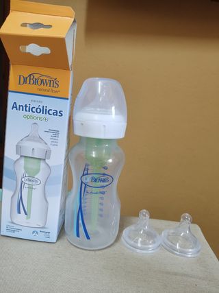 biberon anticolicos Dr. Brown's + tetinas