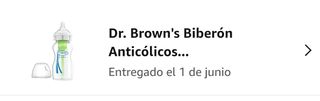 biberon anticolicos Dr. Brown's + tetinas