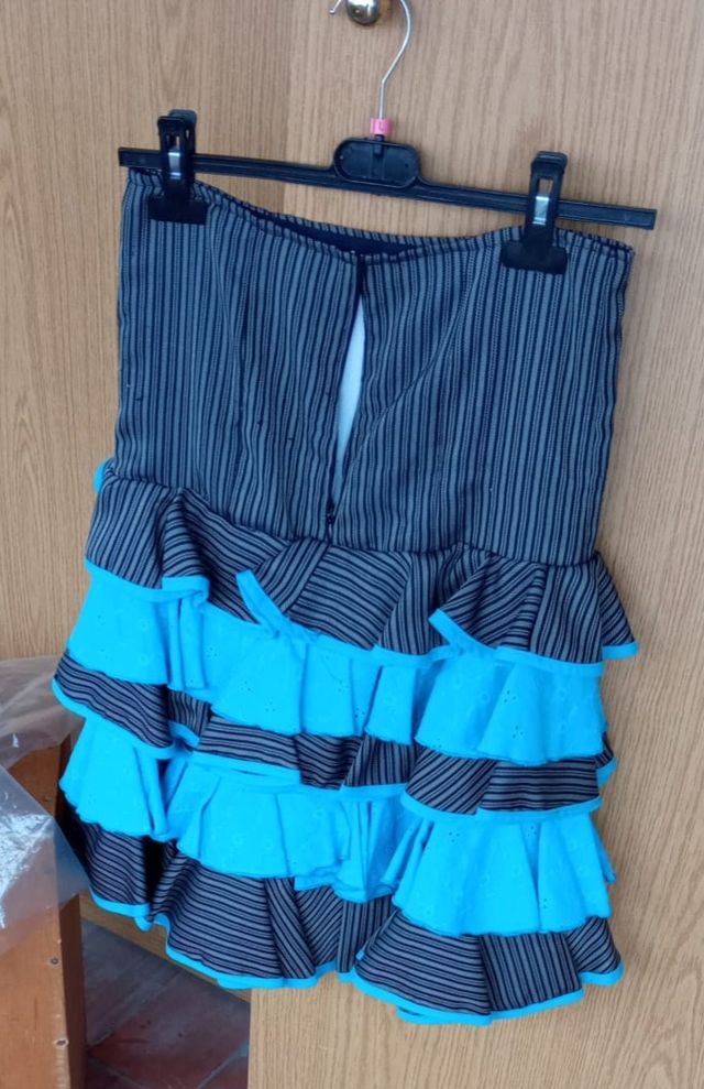 falda campera rociera niña