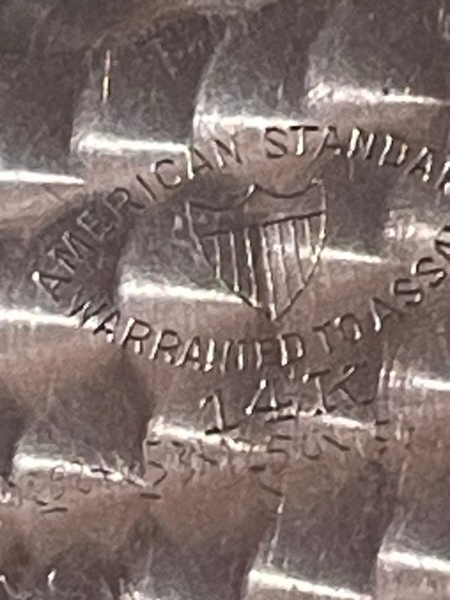 Bulova oro 14kts cuerda funcionando