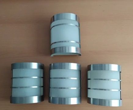 Apliques aluminio y cristal_Precio  por unidad