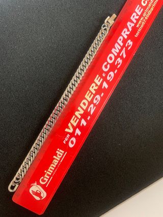 Bracciale da uomo in acciaio nuova confezionato