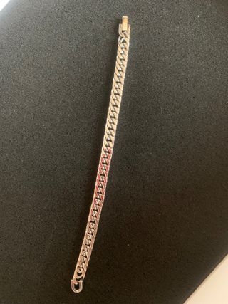 Bracciale da uomo in acciaio nuova confezionato