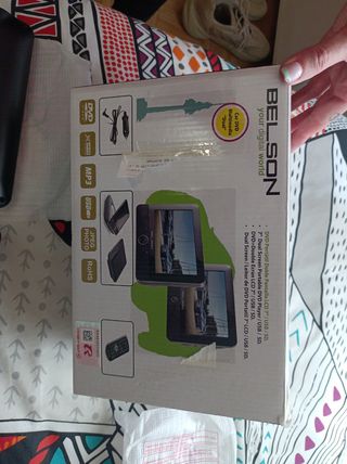 Sistema Dual/ DVD Portátil Doble Pantalla LCD7"