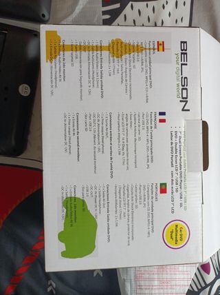 Sistema Dual/ DVD Portátil Doble Pantalla LCD7"