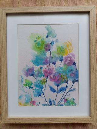 Dos pinturas en acuarela. Oportunidad. Arte.