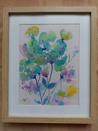 Dos pinturas en acuarela. Oportunidad. Arte.