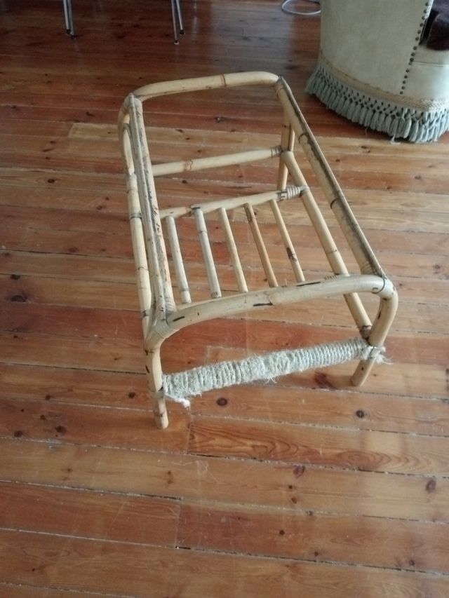 Mesita de bambú,salón, muy bonita.Vintage!