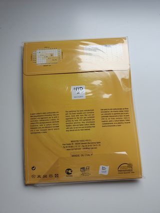 2 Pantys gris perla 50 den  talla 3 (M)