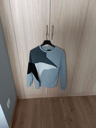jersey gris blanco 