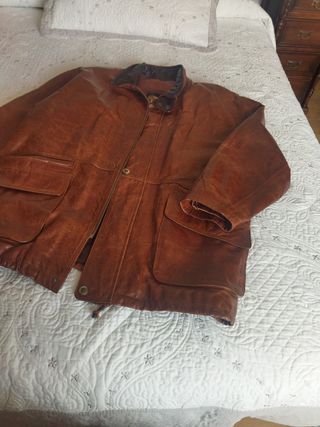 cazadora piel caballero Giorgio Sappeni