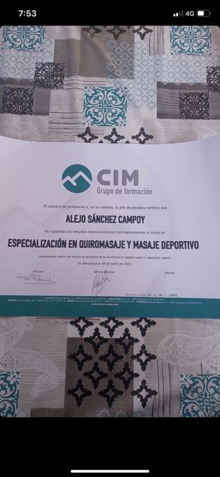QUIROMASAJISTA PROFESIONAL 