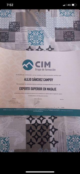 QUIROMASAJISTA PROFESIONAL 