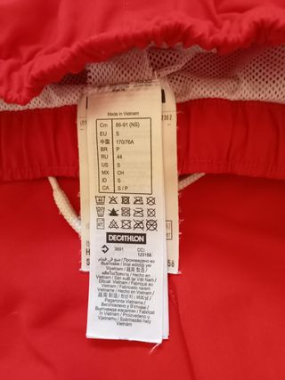Bañador Rojo, chico, Talla S, Nuevo 