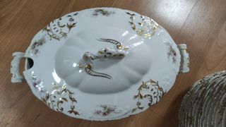 vajilla antigua de Limoges