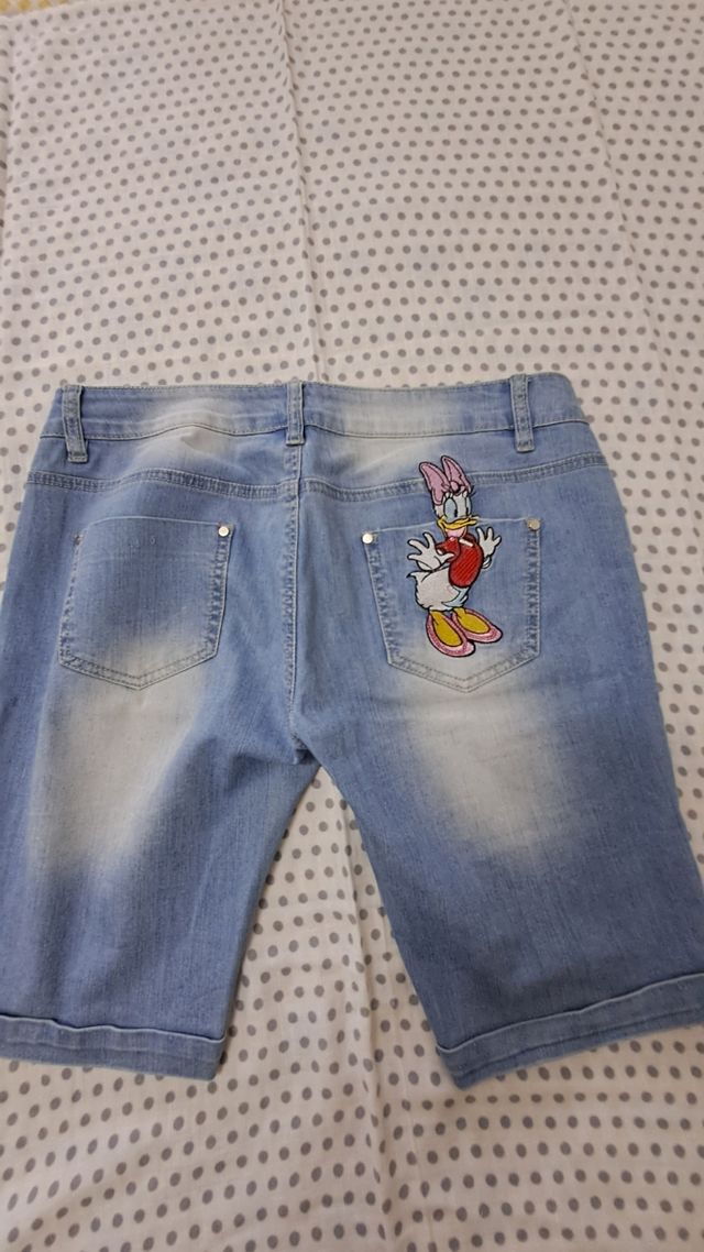 Pantaloncino corta donna in denim